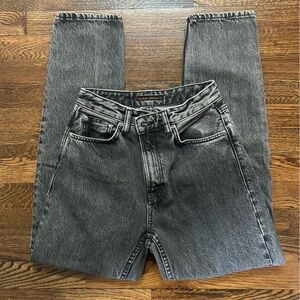 Nudie Jeans Breezy Britt Washed Gray Denim